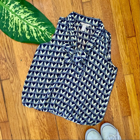 Banana Republic Factory Tops - Banana Republic Sailboat Blouse sz MP